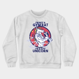 Gym Unicorn weightlifter Crewneck Sweatshirt